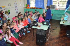 Ações de sensibilização ambiental em Chapecó