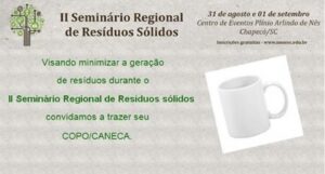 Participe do II Seminário Regional de Resíduos Sólidos